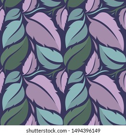 Tropical details vector cool leaves. Beautiful Color Compotition. Seamless pattern. Fashion, interior, wrapping, packaging suitable. Print, exotic tropics wallpaper, fresh design, printing, textiles