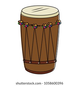 tropical drum ethnicity icon