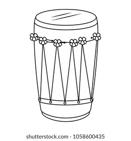 tropical drum ethnicity icon