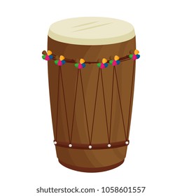 tropical drum ethnicity icon