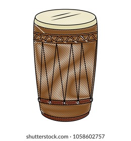 tropical drum ethnicity icon