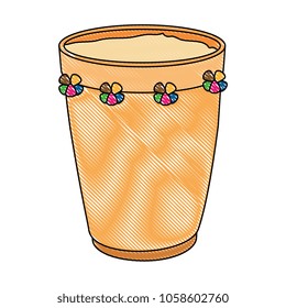 tropical drum ethnicity icon