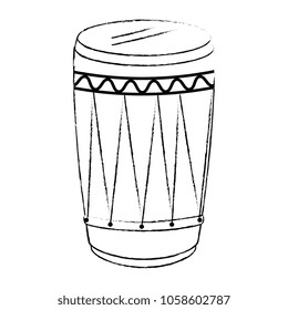 tropical drum ethnicity icon