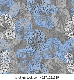 tropical exotic botanical vector seamless pattern palm branches beach vacation
