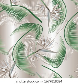 Tropical Exotic Hawaiian Pattern design