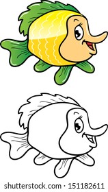 tropical fish coloring