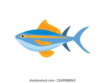 tropical fish icon isolated design