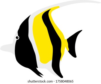 Pescado tropical - Pescado moro en vector