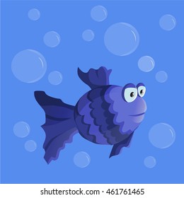 Tropical fish on background