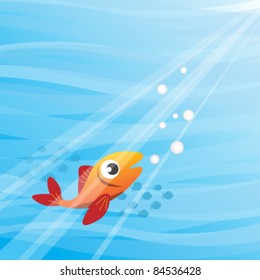 Tropical fish under water