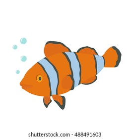 tropical fish. vector