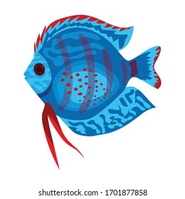 Tropical fish vector icon.Cartoon vector icon isolated on white background tropical fish.