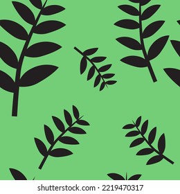 Flora Tropical Material De Diseño De Plantilla De Patrón Sin Precedentes Adecuado Para Tela De Moda, Fondo, Papel De Techo, Afiche, Publicación. 