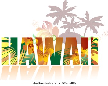 tropical floral background