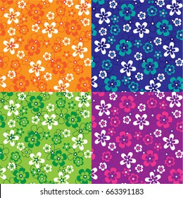 tropical floral patterns