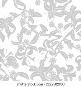 Trópico Floral sin costuras de fondo para textiles de moda, gráficos, antecedentes y artesanías
