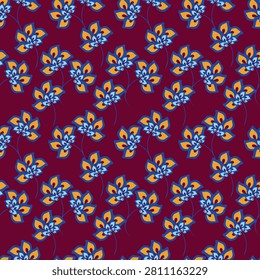 Tropical Floral seamless pattern background for fashion textiles, graphics, backgrounds and crafts
