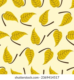 Tropical floral seamless pattern. Suitable for backgrounds, wallpapers, fabrics, textiles, wrapping papers, printed materials, and many more.