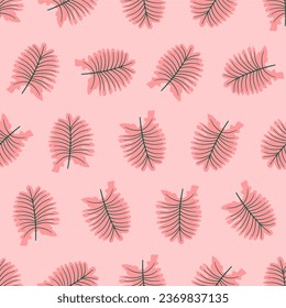 Tropical floral seamless pattern. Suitable for backgrounds, wallpapers, fabrics, textiles, wrapping papers, printed materials, and many more.