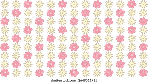Tropical floral vector pattern featuring detailed hibiscus flowers and monstera leaves. Seamless design for fabric, stationery, and digital backgrounds.