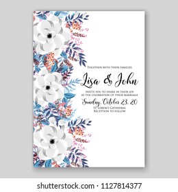 Tropical floral wedding invitation vector card template hibiscus aloha luau hawaii summer