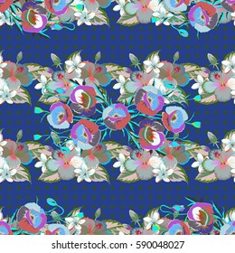 Tropical flower, abstrat vector pattern background.