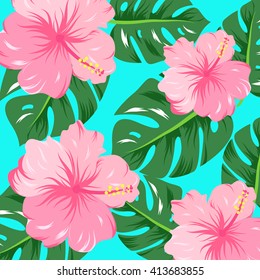 Tropical flower background