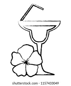 tropical flower design