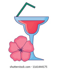 tropical flower design