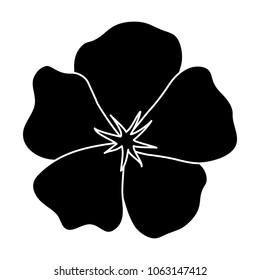 tropical flower icon