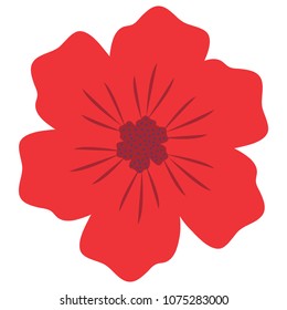 tropical flower icon