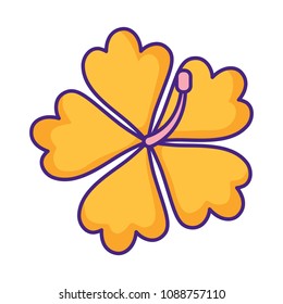 tropical flower icon