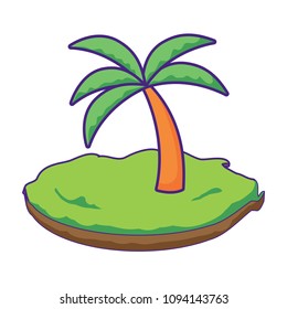 tropical flower icon