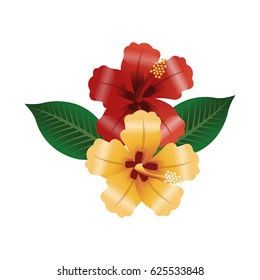 tropical flower icon