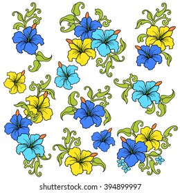 Tropical flower illustration