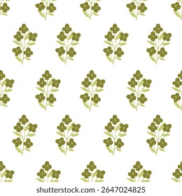 Tropical flower pattern seamless, silhouette of blooming, hand drawn botanical, Floral leaf for spring and Summer time, natural ornaments for textile, fabric, wallpaper, background design.
