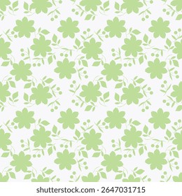 Tropical flower pattern seamless, silhouette of blooming, hand drawn botanical, Floral leaf for spring and Summer time, natural ornaments for textile, fabric, wallpaper, background design.
