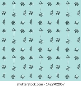 tropical flower seamless pattern wallpaper