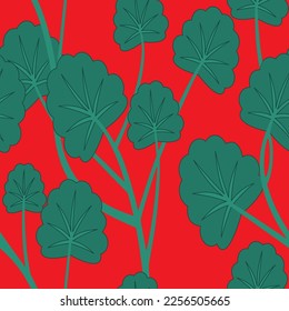 TROPICAL FLOWER TEXTILE PATTERN FABRIC