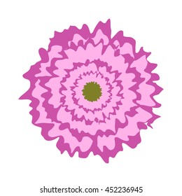 Tropical flower for your creative design. Perfect for print, textile, wedding invitations, scrapbooking project. Vector illustration.