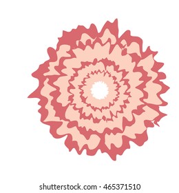 Tropical flower for your creative design. Perfect for print, textile, wedding invitations, scrapbooking project. Vector illustration.