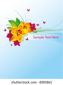 tropical flowers