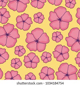 tropical flowers background