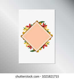 Tropical flowers design