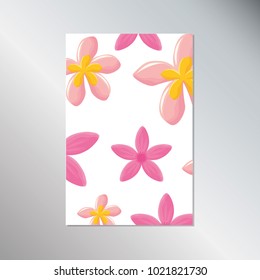 Tropical flowers design
