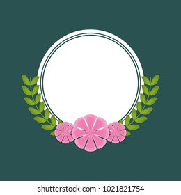 Tropical flowers design