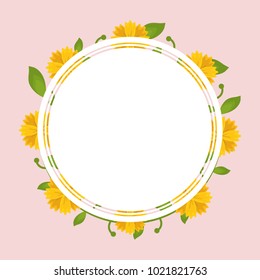 Tropical flowers design