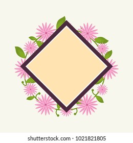 Tropical flowers design