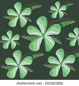Tropical flowers design