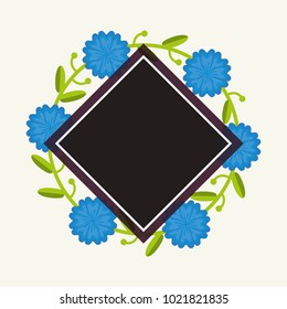 Tropical flowers design